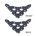 thumbnail image 3 of Naloa Swan And Flowers1 Dog Bandana Large and Small-Dog Scarf Bib Handkerchief Accessories for Dogs and Cats(S-L)-Small, 3 of 5