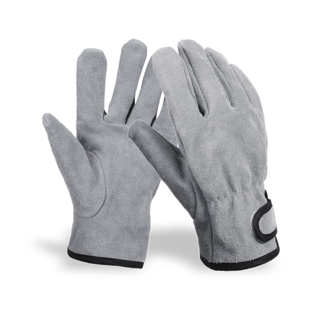 Resistencia al calor Guantes de barbacoa Guantes gruesos Grilling Mitts Cocina CHEFETROS DE SOLDADORES Suministros Suministros Protección laboral de la casa Seguridad Gray 1 par Vogacara OD003602-02