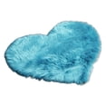 thumbnail image 1 of HEVIRGO Rug Mat Strong Water Absorption Soft Texture Love Heart Shape Non-slip Acrylic Fluffy Carpet Plush Mats Household Use, 1 of 11