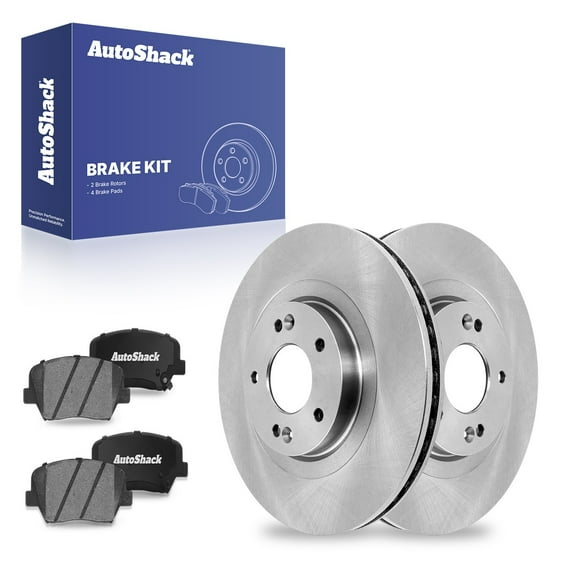 AutoShack 12.6" (320 mm) Front Vented Brake Rotors   Ceramic Brake Pads | Replacement for 2014-2015 Kia Sorento 2013-2016 Hyundai Santa Fe Sport | 6-PC Brake Kit