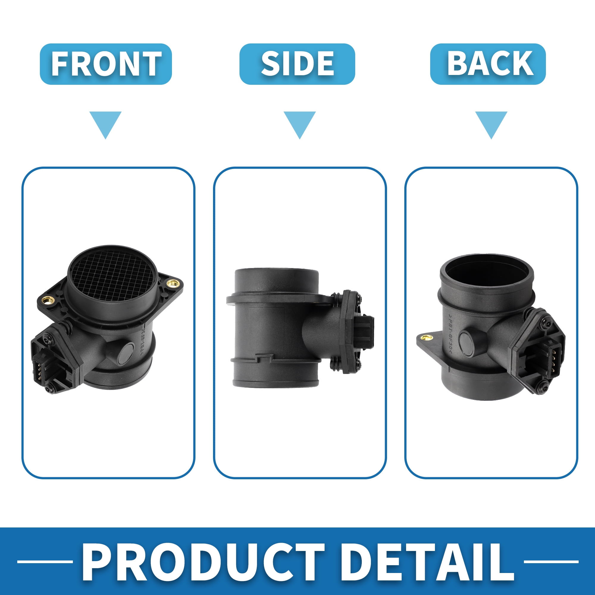 Unique Bargains MAF Sensor Assembly No.1041359 MAF Mass Air Flow Sensor for Ford