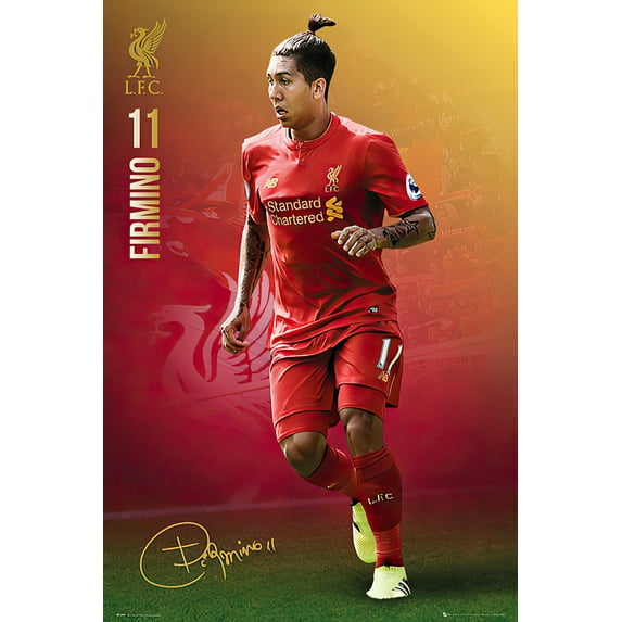 Fc Liverpool - The Reds - Soccer Poster / Print (Firmimo #11) (Poster & Poster Strip Set)