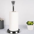 thumbnail image 3 of nu steel Black Mosaic Kitchen Stainless Steel Paper Towel Holder-Weighted Base for Standard Paper Towel Rolls, 3 of 5