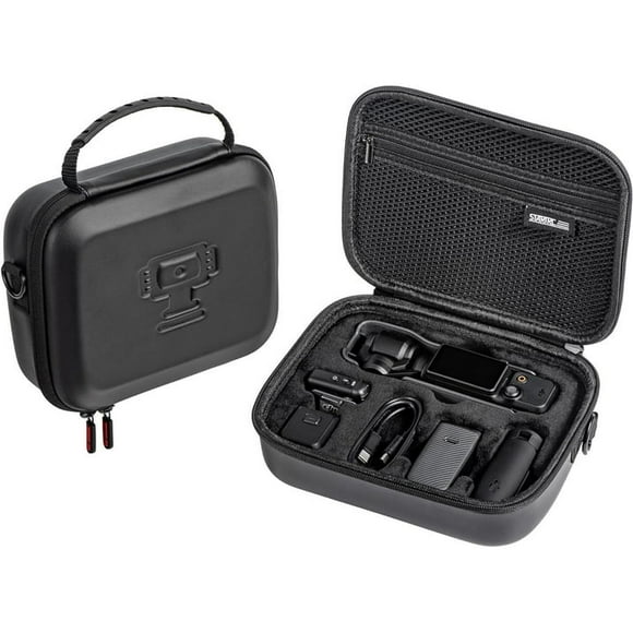 GAEKOL Osmo Pocket 3 Carrying Case, Portable PU Leather Shoulder Bag Travel Case for DJI Osmo Pocket 3 Creator Combo Accessories