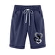 thumbnail image 1 of Pantalones Cortos Casuales de Cintura Elástica de Béisbol Impresos, Pantalones de Pijama con Cordón para el Hogar, la Playa, la Ropa de Dormir Y el Uso Diario, 1 of 2