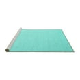 thumbnail image 2 of Ahgly Company Machine Washable Indoor Rectangle Abstract Turquoise Blue Contemporary Area Rugs, 5' x 8', 2 of 4