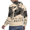 thumbnail image 3 of Bingfone Let The Adventure Begin Men'S Drawstring Hoodie Long Sleeve Pocket Sweatshirts-X-Large, 3 of 9