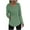 Green, variant on Womens Long Sleeve Shirts Casual V Neck Lightweight Tunic Tops Fashion Loose Textured Pullover Hoodies Sweatshirt