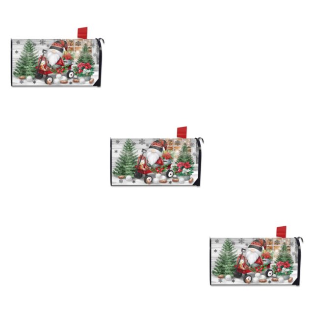 Maytalsory Effortlessly Install And Remove Easy To Mailbox Cover Vivid Print Cloth Abstract Style Colorful Mailbox Cover YTYH2309101 3Set