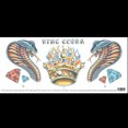 thumbnail image 1 of Tinsley Transfers Retro King Cobra Neck Tattoo FX Temporary Costume Accessory, 1 of 2