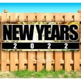 thumbnail image 1 of Happy New Year 2022 Customizable 13 oz Banner Heavy-Duty Vinyl Single-Sided With Metal Grommets, 1 of 4