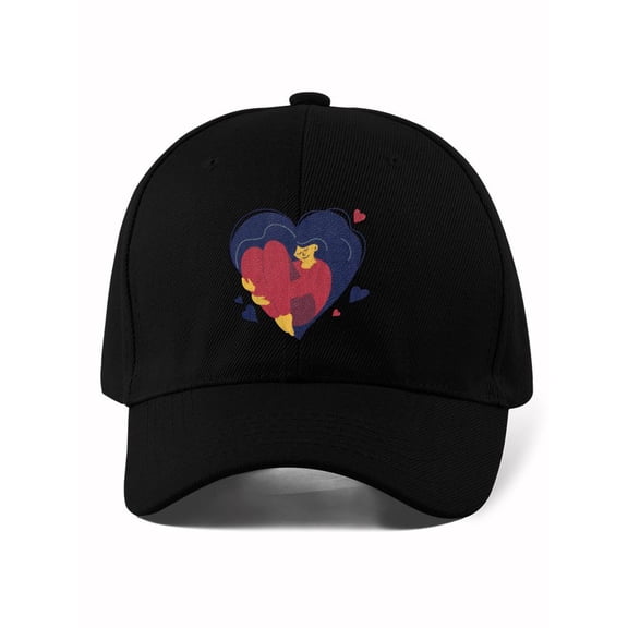 Love Yourself Hair Heart Hat  -Image by Shutterstock,  Small