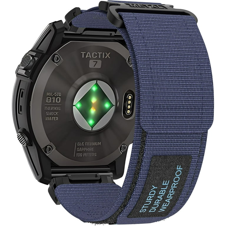 VeveXiao 26mm Quick Fit Luxury Designer Rugged Nylon Band For Garmin Fenix 7X 6X Pro 6X 5X Plus 5X Descent Mk2 Mk1 Quatix X3 3 Tactix Bravo Charlie Enduro D2 Delta PX Charlie Walmart