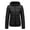 Black, variant on Women's Hooded Packable Ultra Light Coat Warm Short Puffer Jacket Black XL