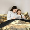 thumbnail image 4 of Homewish Safari Bear Moose 7-Piece Twin Bedding Sets,Rustic Farmhouse Cabin Bedding Comforter Set,Autumn Country Plant Sheet Sets For Boys Teens,Super Cozy Room Decor Reversible, 4 of 8