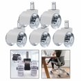 thumbnail image 6 of Heavy Duty Office Chair Caster Wheels Set of 5 Roller Wheel for Floor Protecting, 6 of 8