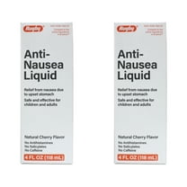 2 Pack Major Formula EM Anti-Nausea Upset Stomach Relief, Liquid Cherry Flavor, 4 Ounce