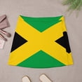 thumbnail image 3 of Jamaica Flag Skirt Lady National Celebration Modern Mini Skirts Summer Streetwear High Wai, 3 of 7