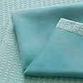 thumbnail image 6 of DAINTY HOME COMPLETE 2 IN 1 WAFFLE WEAVE HOTEL Spa Style Fabric Shower Curtain Snap On/Off Waterproof Detachable Liner Set, 72 inch wide x 72 inch long in Aqua, 6 of 9
