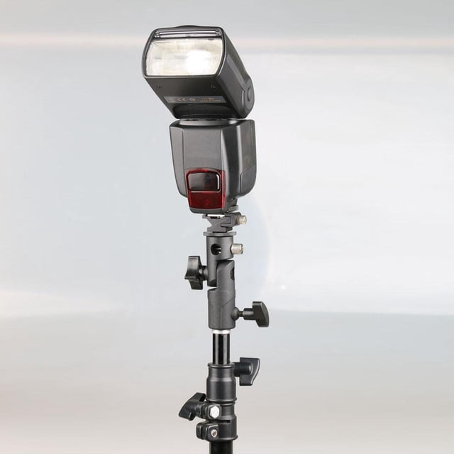 E Tipo Universal Metal Flash Hot Shoe Speedlite Paraguas Soporte de luz Soporte