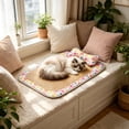 thumbnail image 7 of Dmlowu Dog Bed for Small Medium Dogs, Soft Washable Cooling Mat for Dogs Cats, Non-Slip Heat Reducing Breathable Cat Bed for Indoor Outdoor Use, 7 of 7