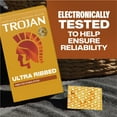 thumbnail image 4 of Trojan Ultra Ribbed Premium Latex Lubricated Thin Condoms for Men, 12 Count, 4 of 12