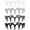 Color 02, variant on CoCoMangos 4 Pack Zig Zag Headbands for Women Men Teen Girls New U Shape Fashion Teeth Hair Comb Hairbands Plastic Headbands with Teeth Thin Zigzag Head Bands for Women's Hair