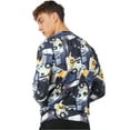 thumbnail image 2 of SUDADERAS HIP HOP GEOMÉTRICAS DE CUELLO REDONDO PARA HOMBRE CON IMPRESIÓN DIGITAL INSPIRADORA EN AZUL MARINO, 2 of 7