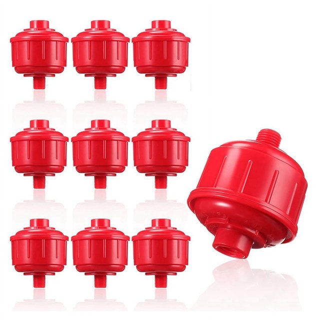 10Pcs Mini Disposable Water and Air Filters Whirlwind Air Line Filter Standard 1/4 Inch for Sprays and Air Tools