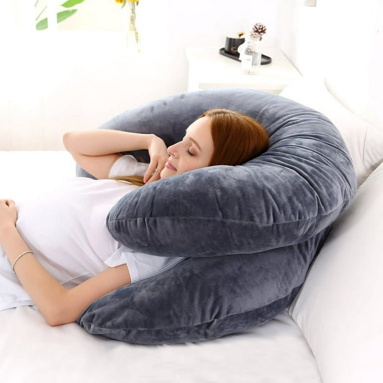 E Shaped Body Pregnancy Pillow Maternity Belt Support Full 46 OFF
