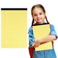 thumbnail image 2 of Clearance! College Ruled Blue Note Pads Extra Large Notebook 356x210mm Tearable Memo Paper Notebook Printing Writing Pad toilet Paper 50 Narrow Grid Multi Color Memo Paper Notebook,D, 2 of 9