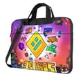 thumbnail image 1 of Zufioo Geometry Dash for Laptop Bag, Zippered Computer Shoulder Bag Messenger Bag Briefcase, Suitable for School, Work, Travel, 1 of 9