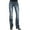 Dark Blue, variant on AWXNJUX Jeans for Women High Waist Women Mid Waisted Denim Jeans Embroidery Stretch Button Straight Pants Jeans Low Rise Jeans for Woman (Dark Blue,XXL)