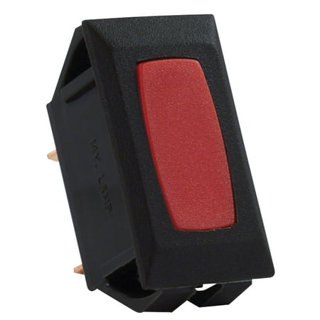 Billet Indicator Light - JR Products 12725 Indicator Light - Red/Black