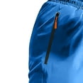 thumbnail image 5 of RKSTN Mens Athletic Shorts Fashionable Solid Color Elastic Waistband Drawstring Comfortable Loose Fit Casual Shorts with Zipper Pockets, 5 of 9