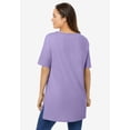 thumbnail image 2 of Woman Within Plus Size Perfect Short-Sleeve Boatneck Tunic, 2 of 6