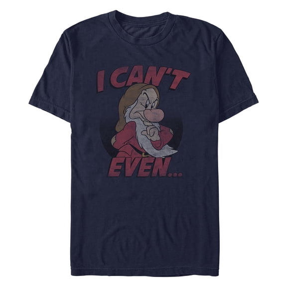 Men's Snow White and the Seven Dwarfs Grumpy I Can't Even Graphic T-Shirt