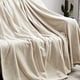 thumbnail image 5 of Manta de forro polar, manta de franela, pequeña (50 x 60 cm), suave y cálida, gruesa, diseño reversible para una comodidad acogedora, ideal para sofá, cama, silla y viajes. Aestivo | Blanco, 5 of 8