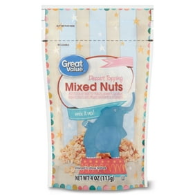 Great Value Mixed Nuts Dessert Topping, 4 Oz