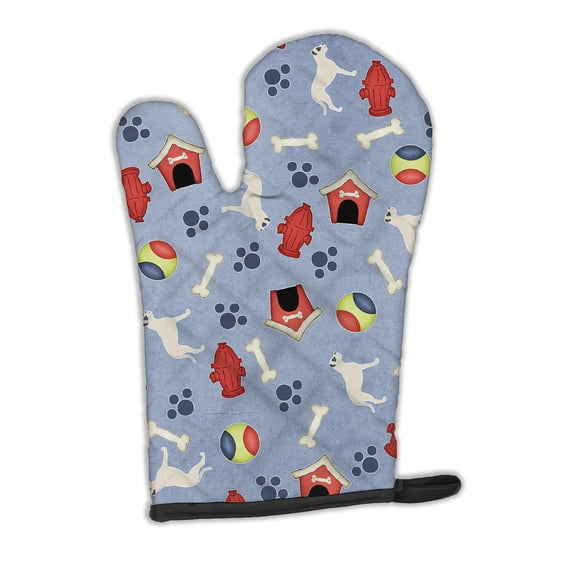 Carolines Treasures BB3967OVMT Dogo Argentino Dog House Collection Oven Mitt Large multicolor