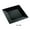 Black, variant on Yanco RM-108BK Rome Square Plate, Black - Pack of 48