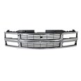 thumbnail image 2 of Garage-Pro Grille Assembly Compatible With 1994-1999 Chevrolet C1500, 1994-1999 Chevrolet C1500 Suburban Chrome Shell with Painted Black Insert, Plastic, 2 of 4