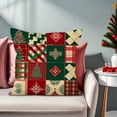 thumbnail image 4 of Dmlowu Christmas Pillow Covers for Couch, Thickened Christmas Pillow Covers 18x18, Comfortable Christmas Throw Pillows Covers for Holiday Party Christmas Decorations, 4 of 8