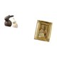 thumbnail image 5 of Juego De Estatuas De Conejo De Porcelana Con Marco De Fotos De Resina, Soporte Para Tarjetas, Decoraciones De Pascua Para TV, Mueble, Jardín, Dormitorio, Oficina, Decoración De Mesa De Granja, 5 of 8