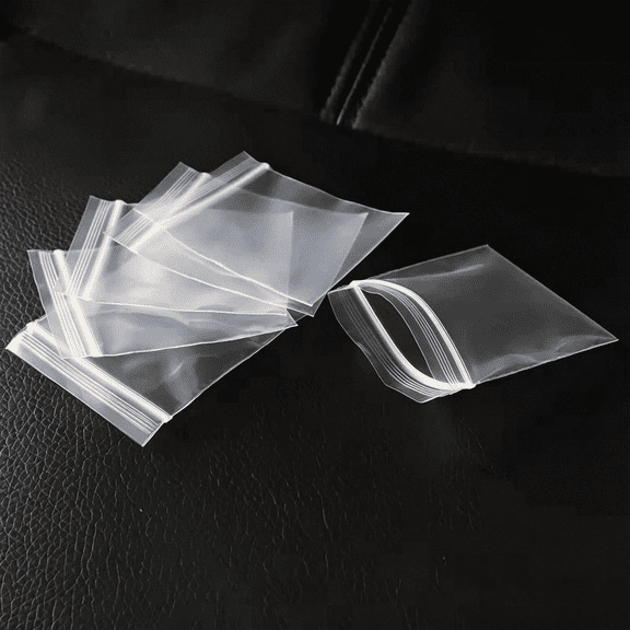CCOCC Mini Plastic Bags,400Pcs 2" X 2" Transparent Reusable Zipper Storage Bags for Jewelry,Candy,Coins