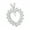 White, variant on Ladies Charm 14k Rose, White or Yellow Gold Round Diamond Heart Pendant 2.4ctw (Yellow Gold)