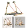 thumbnail image 4 of Cat Window Perch with Strong Suction Cups Comfortable Easy to Install Space Saving Sturdy Hammock for Bedroom Wall Indoor Climbing Playing Pink, 4 of 9
