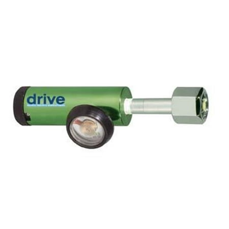 04 Standard Test - Drive Medical CGA 540 Pediatric Oxygen Regulator 0-4 LPM DISS Outlet Model 18307g