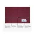 thumbnail image 3 of LUXPaper 9 x 12 Presentation Folder, Burgundy Linen, 50/Pack, 3 of 4