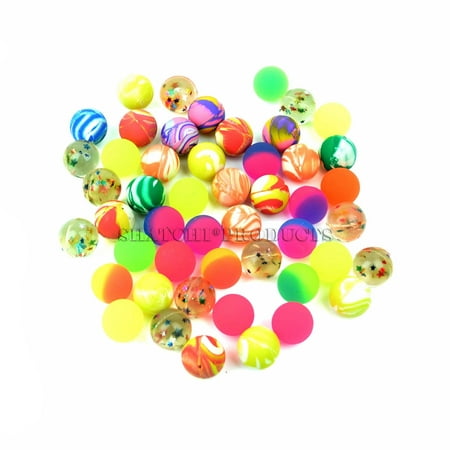 50 Bouncy Jet Ball 27mm Birthday Party Loot Bag Fillers Kids Birthday